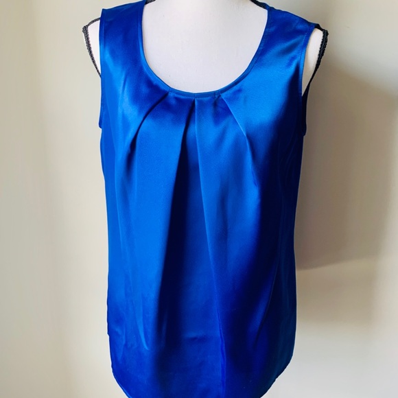Kasper Tops - 💙Cobalt sleeveless blouse